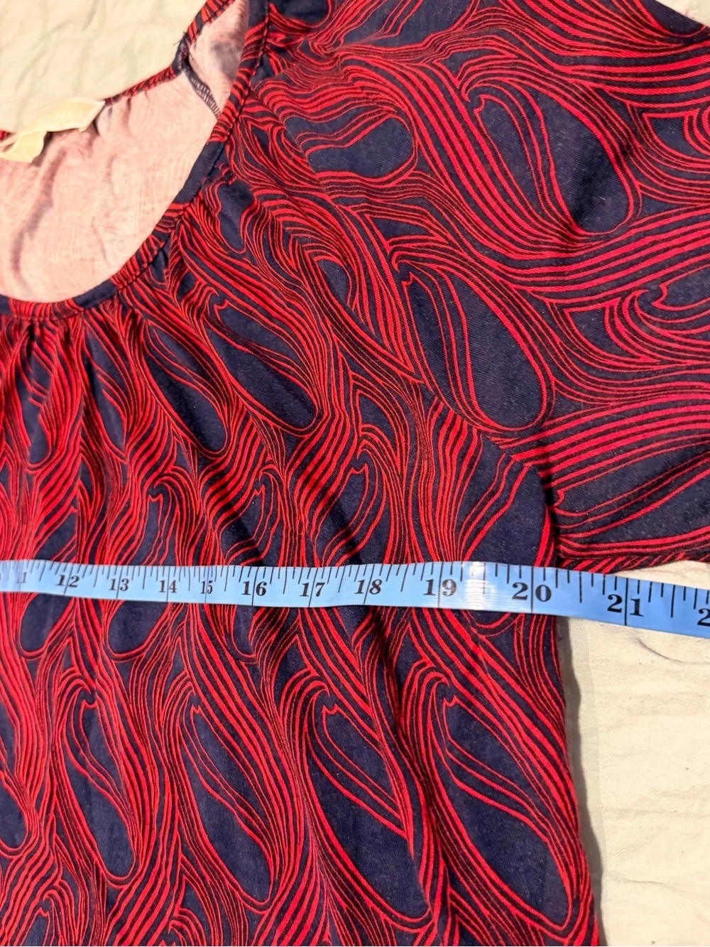 Michael Kors Peasant Paisley Print Blouse Womens Size L